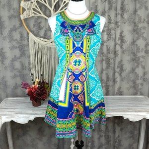 Flying Tomato boho geometric pattern dress
